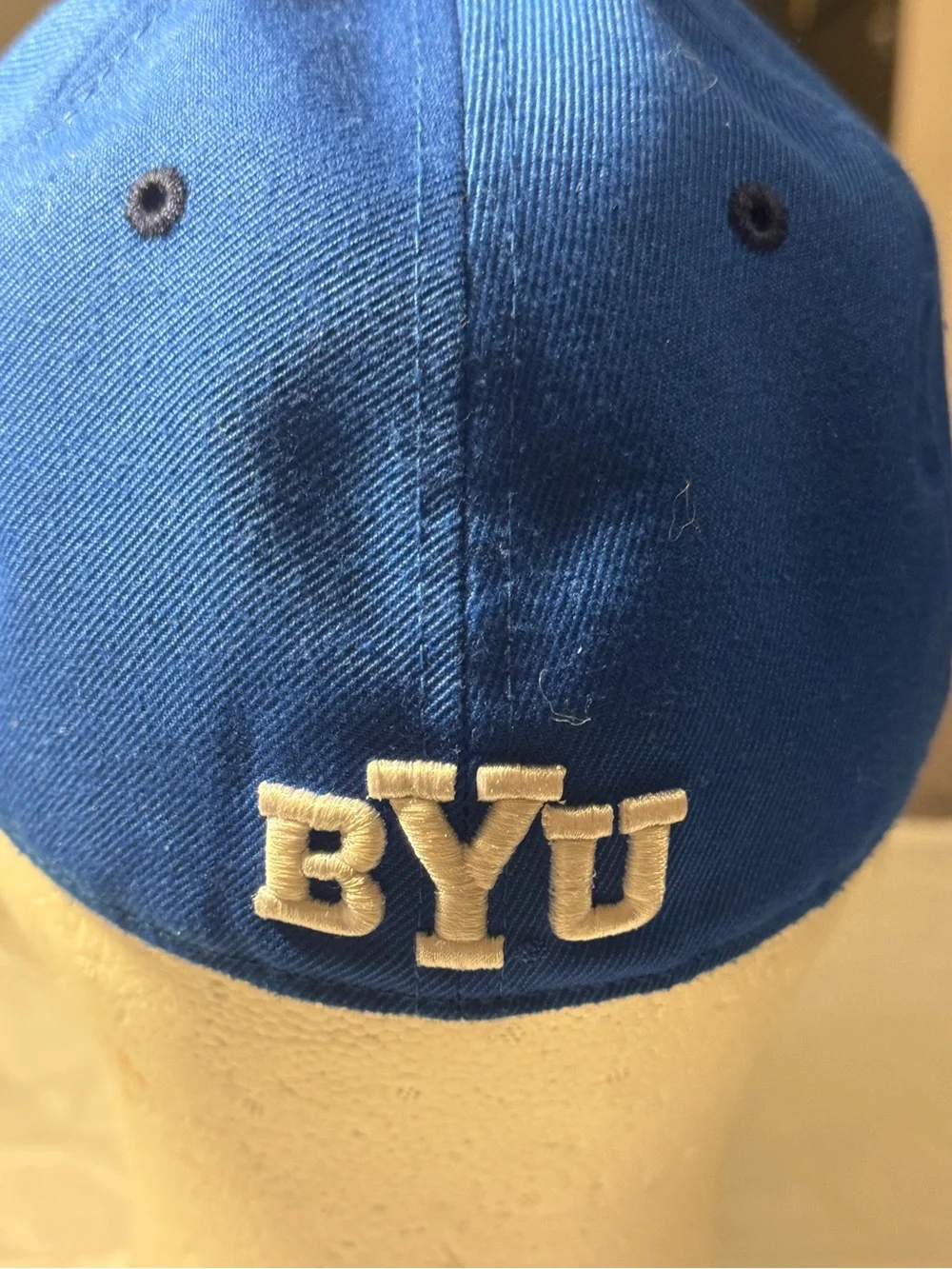 Blue Kids Baseball Cap with Navy Brim